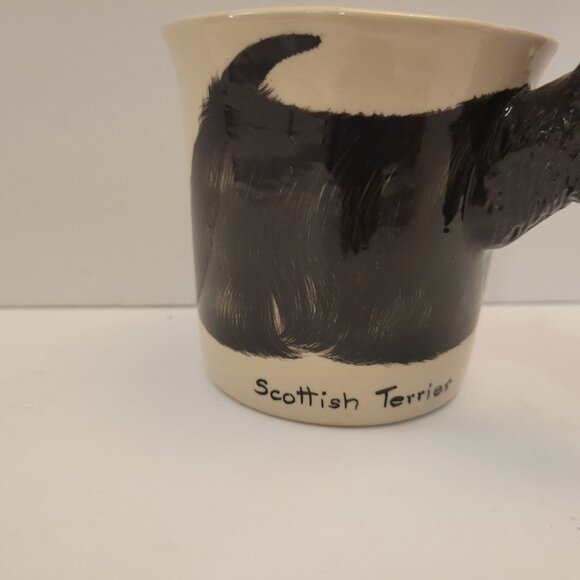 Blue Witch Scottish Terrier Ceramic Mug With 3D Dog Handle - Picture 3 of 8